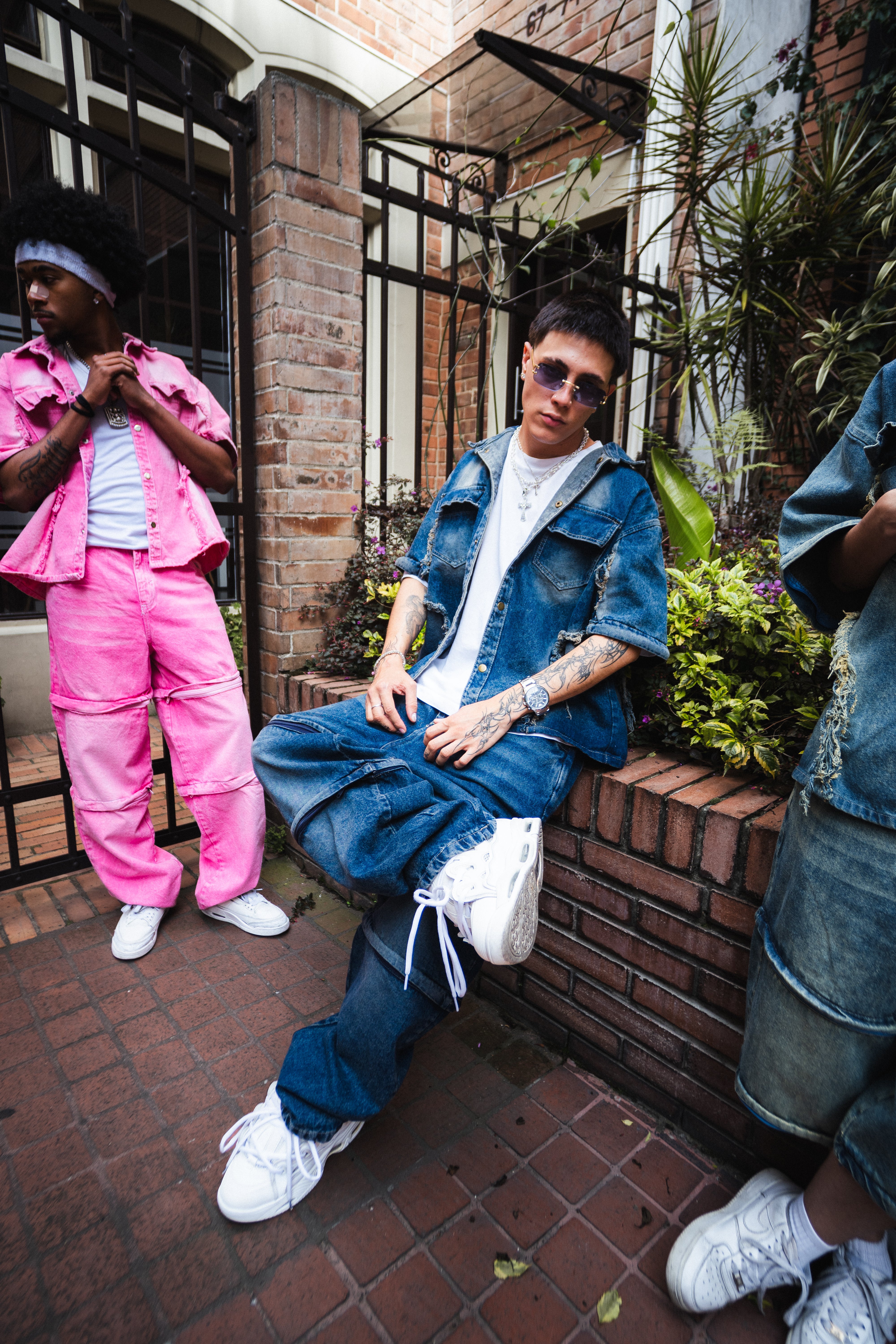 Pantalon Baggy Desmontable Azul Oscuro