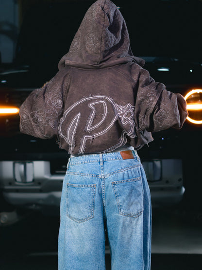 Hoodie Zip Café