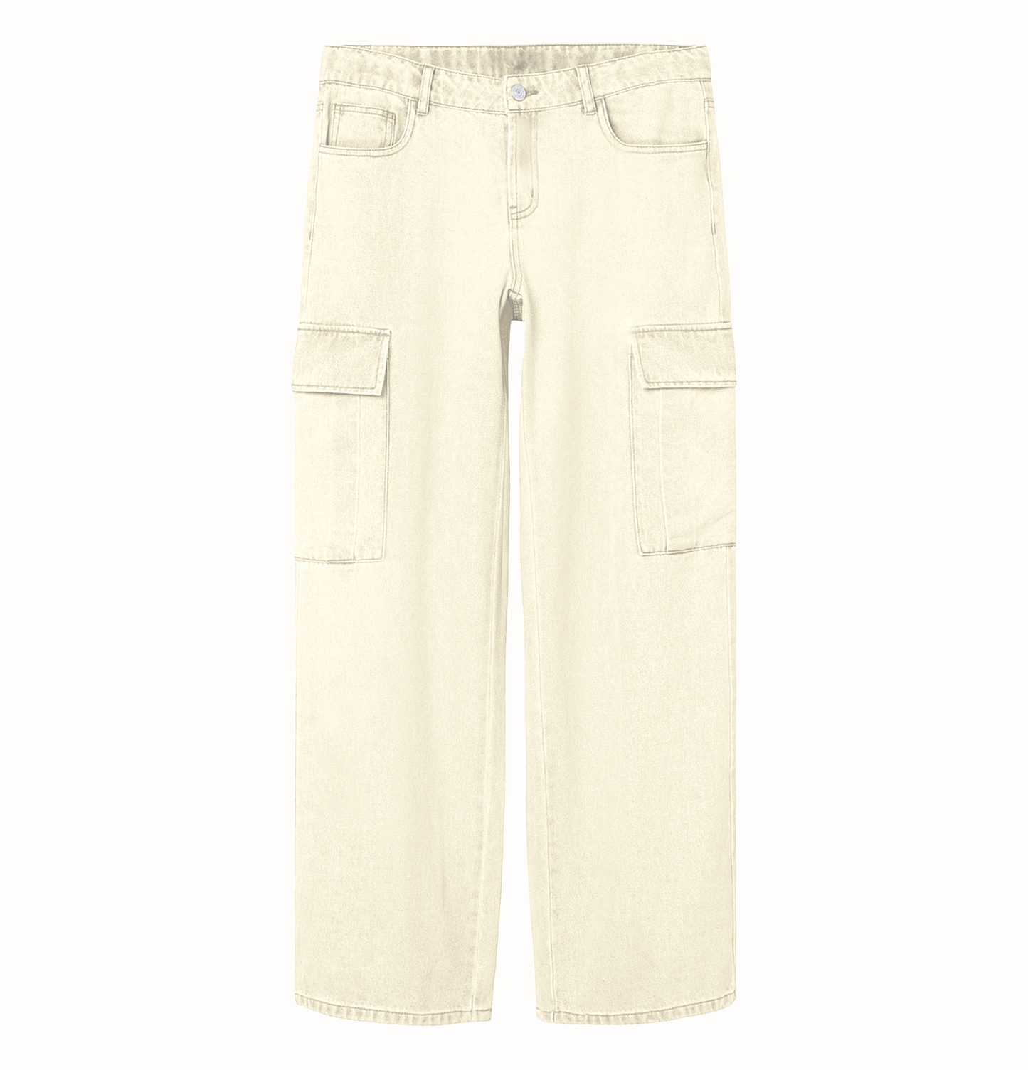 Pantalón Cargo Esencial Beige