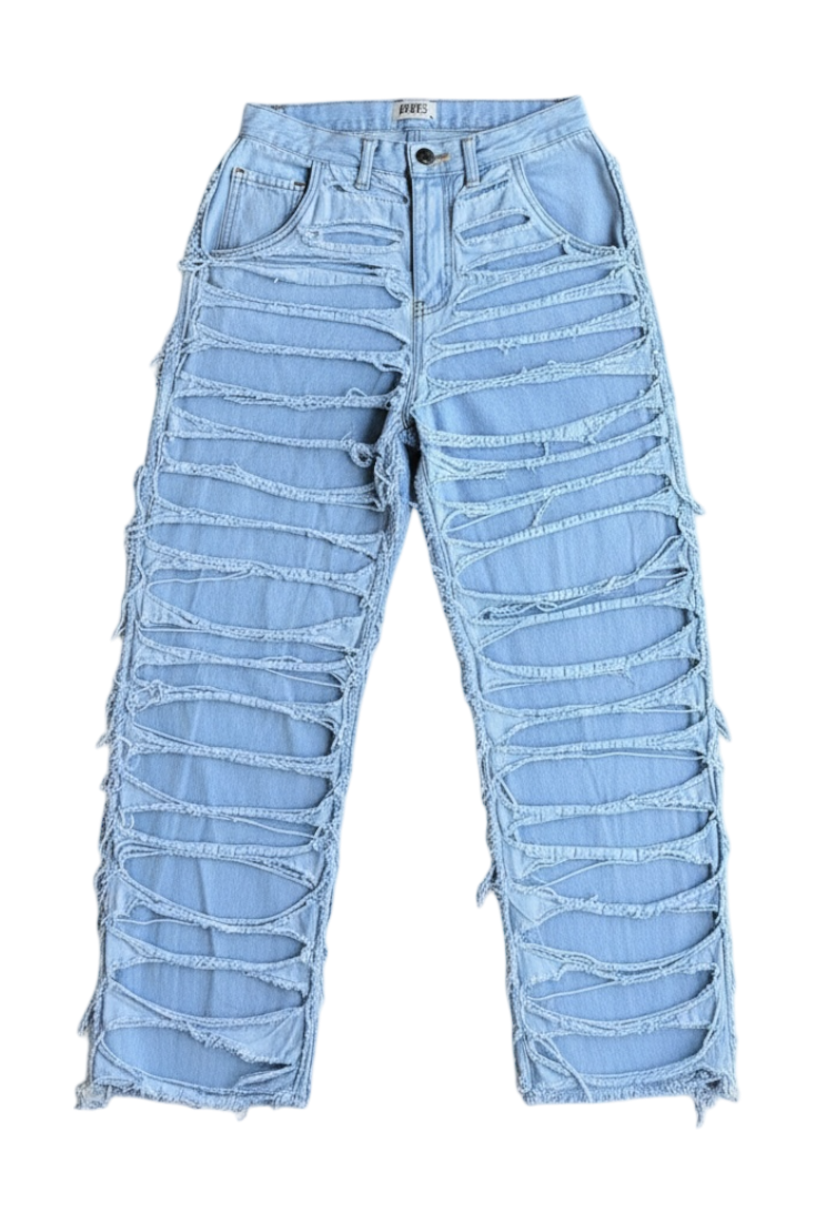 Pantalón Ripped Azul.