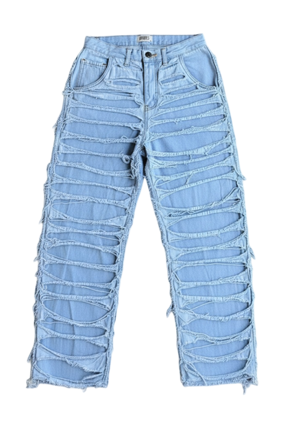 Pantalón Ripped Azul.