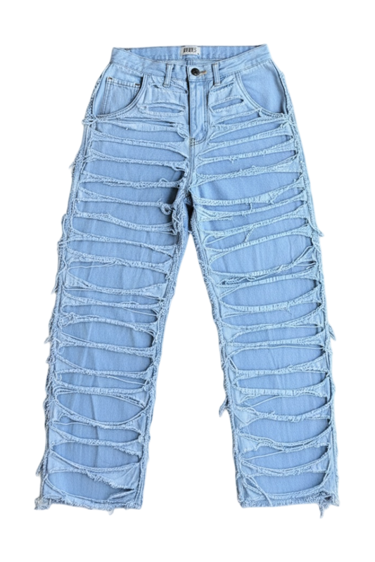 Pantalón Ripped Azul.