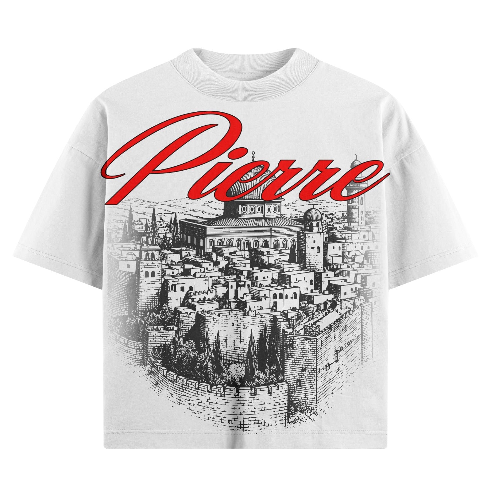 Camiseta Grafica Blanca Cairo