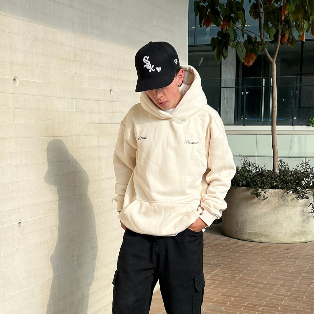 Hoodie Esencial Beige