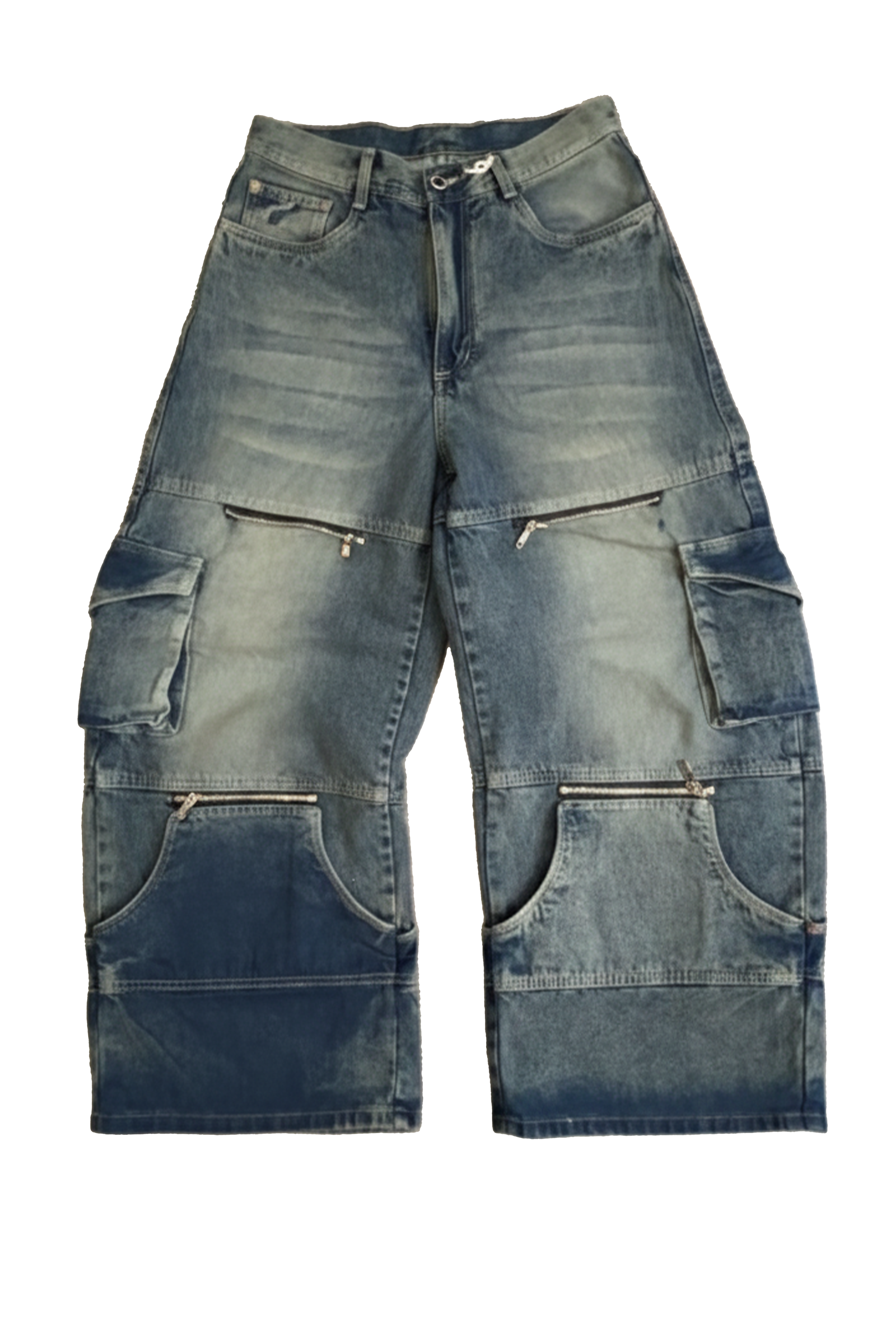 Pantalon Azul Industrial Super Baggy X Cannabs