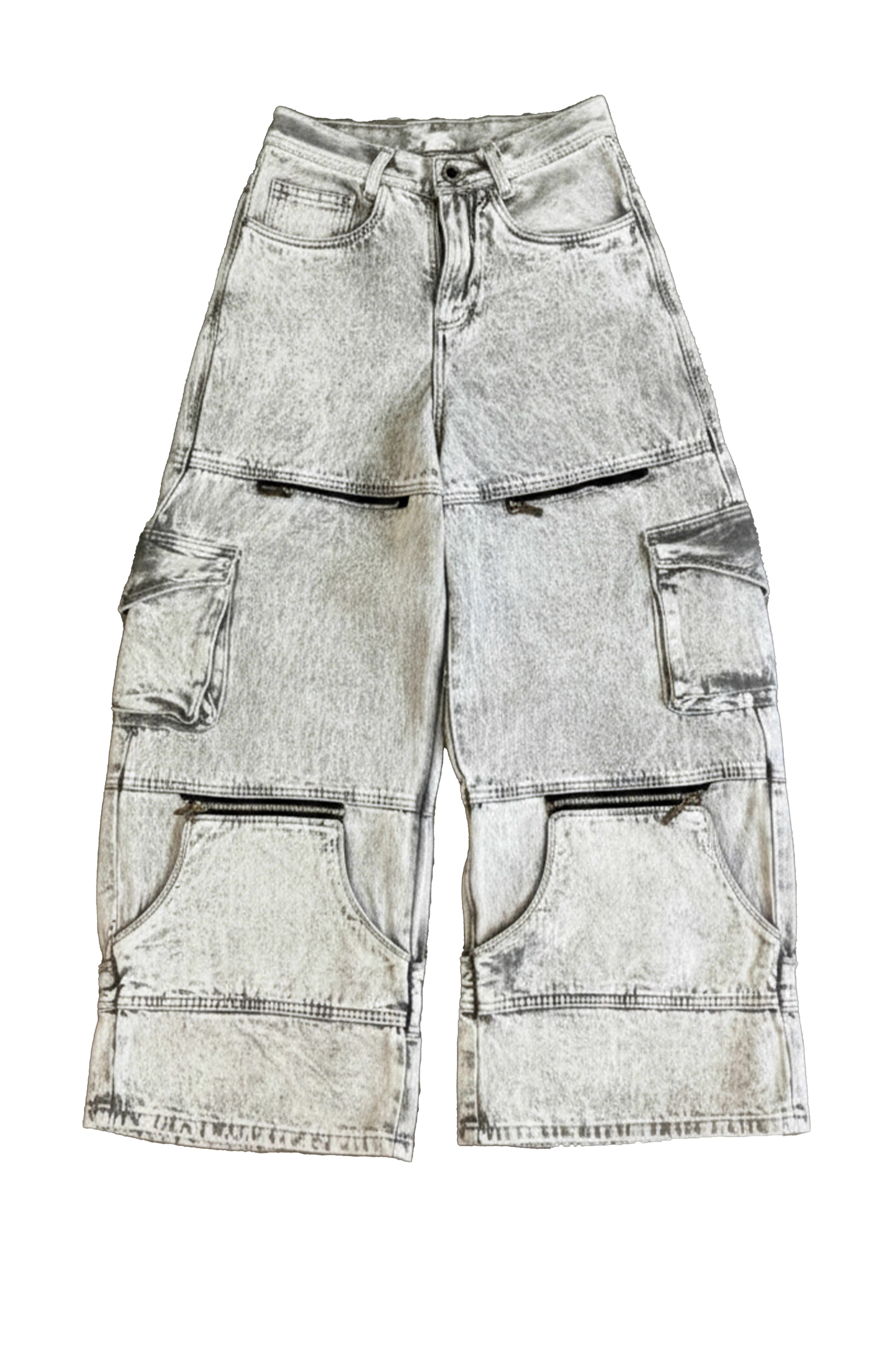 Pantalon Gris Super Baggy X Cannabs