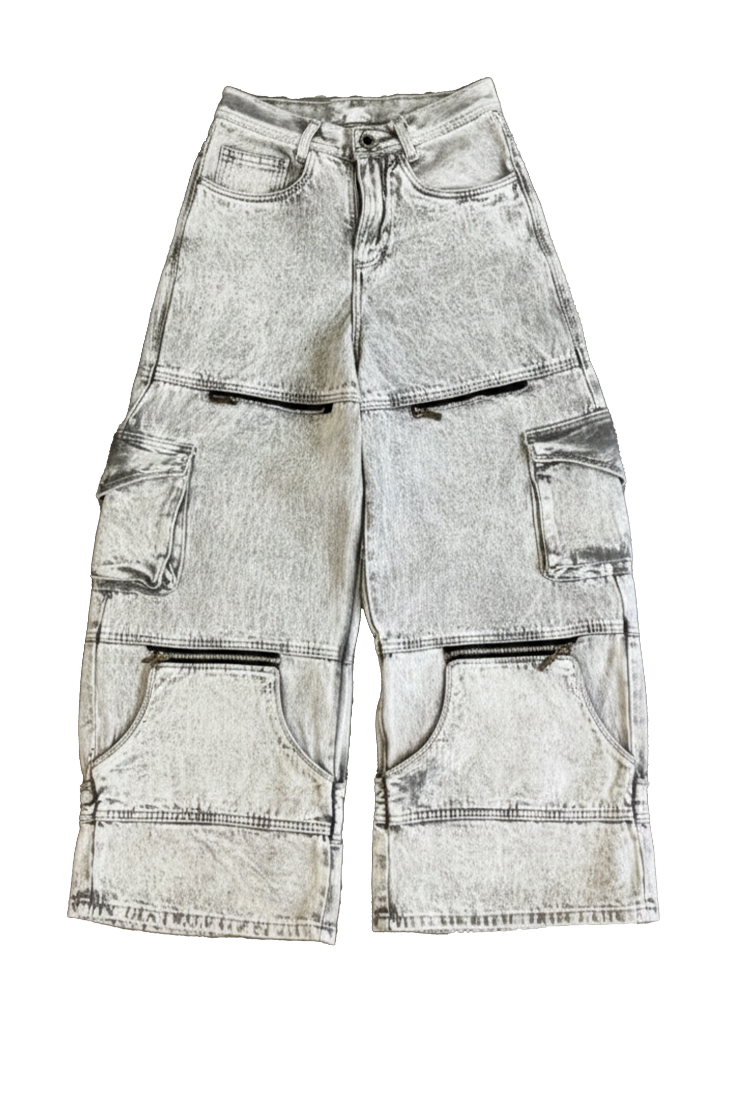 Pantalon Gris Super Baggy X Cannabs