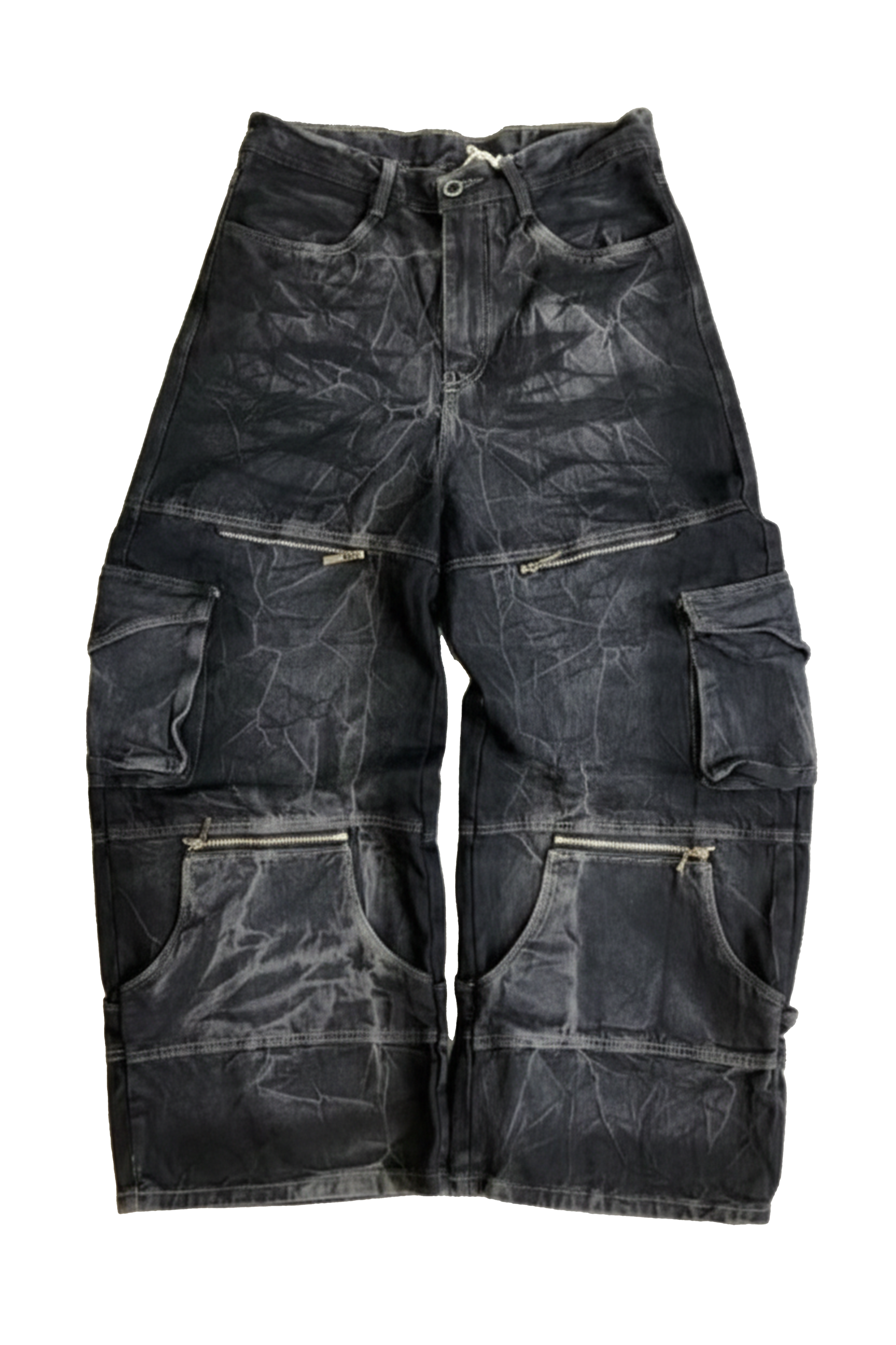 Pantalon Negro Super Baggy X Cannabs