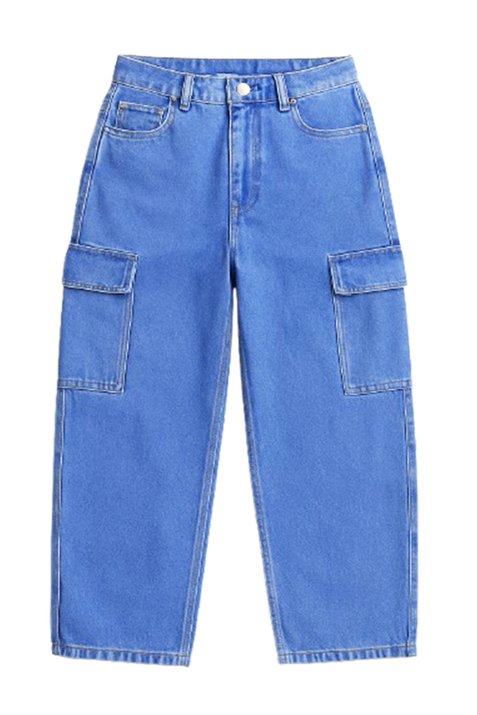 Pantalón Cargo Azul